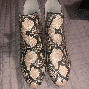Snakeskin boots